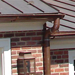 Image: Copper Gutters and Downspout